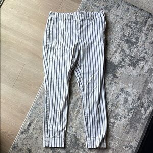 H&M Black and White Dress Pants with Classic Style